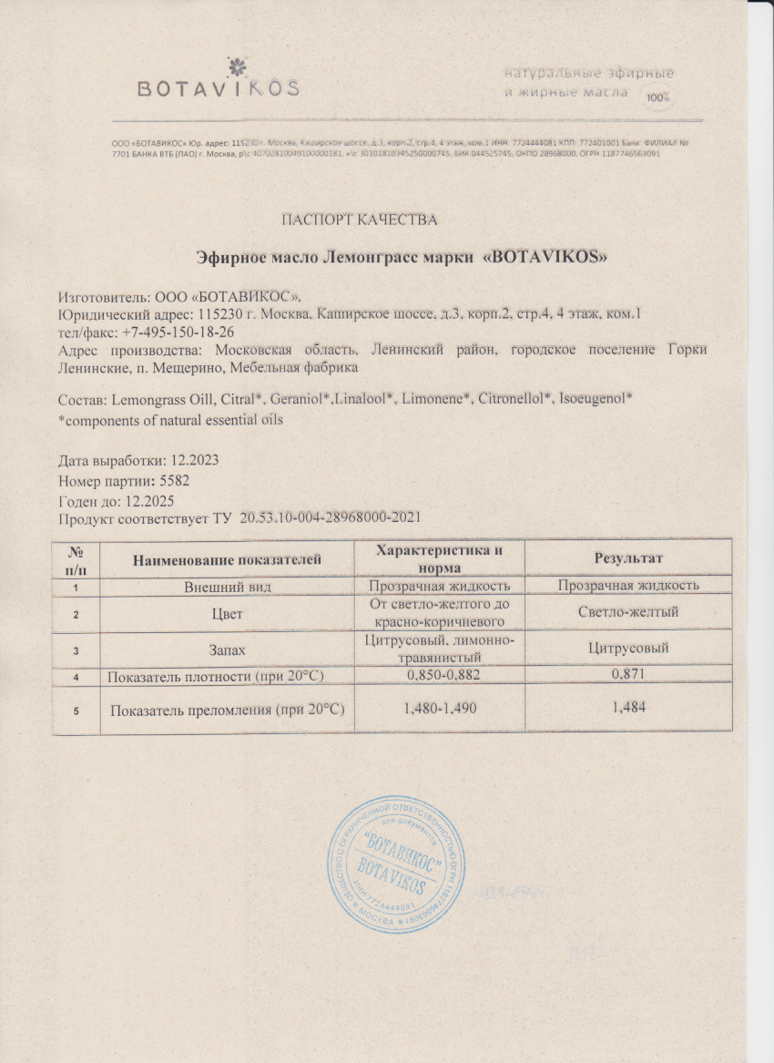 Паспорт №122023
